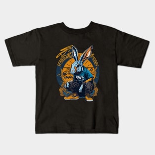 Hip-hop rabbit Kids T-Shirt